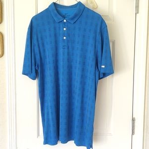 Men's Nike Deep Turquoise/Shadow Print Polo Shirt